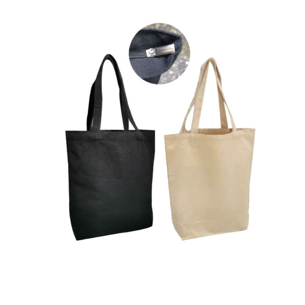 12oz Canvas Bag with Zip LC 20043 1